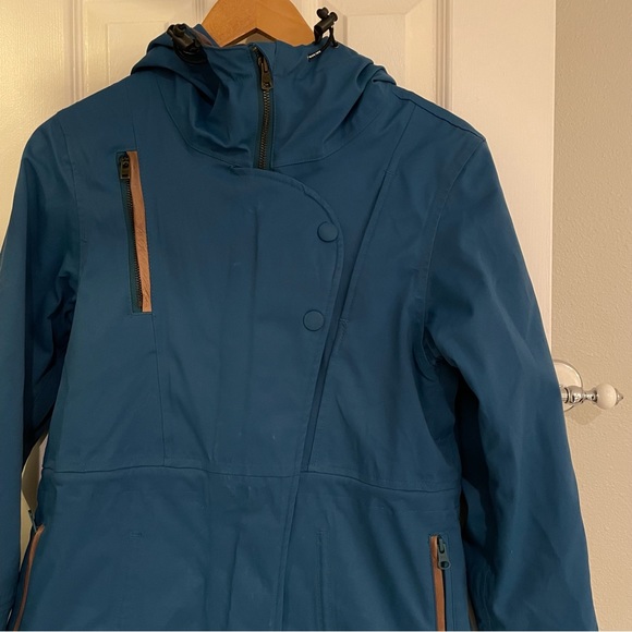 Holden Teal Blue Green Insulated Ski Snowboard Jacket XS - Picture 3 of 11